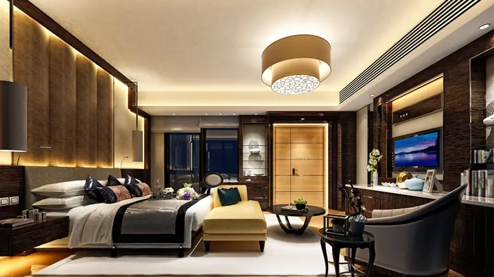 Bedroom · Wood — SmartWorld The Edition, Sector 66 Gurugram