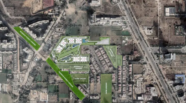Satellite Map — SmartWorld The Edition, Sector 66 Gurugram